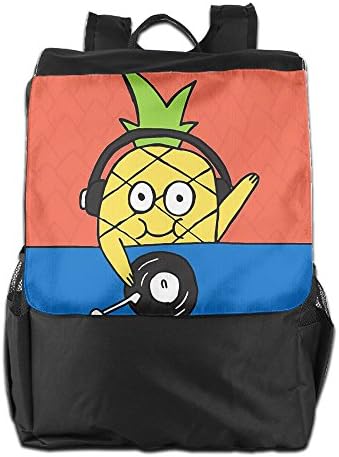 Lightweight Outdoor Daypack Durable DJ Pineapple Travel Hiking Backpack