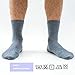 Time May Tell 3 Pairs Men Women Merino Wool Socks Thermal Lightweight Trail Dress Socks(Black,Gray,Darkgray(3 pairs),US Size 9~12)