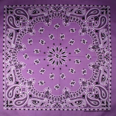 Fabfive Hav A Hank Original Made In Usa Bandana Lavender Size One Size Without Size Amazon Co Uk Sports Outdoors
