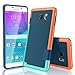 Galaxy Note 5 Case, TILL(TM) Ultra Slim 3 Color Hybrid Impact Anti-Slip Shockproof Soft TPU Hard PC Bumper Extra Front Raised Lip Case Cover for Samsung Galaxy Note 5 V SM-N920 [Blue]
