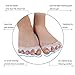 Gel Toe Separator,Bestrice Toe Spacers Rubber Toe Stretchers Used for Sports Activities, Yoga Practice & Running for Men and Women Bunion Pain Relief Toe Straightener Achilles Stretcher