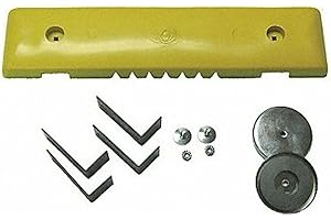 PVC Plastic Safe Bump Forklift Protector with Two 100lbs Magnets and VHB, 18" Length X 4" Width X 1.5" Depth