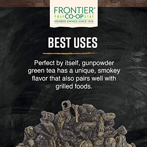 Frontier Coop Gunpowder Green Tea, Organic, Fair Trade, Kosher, Non