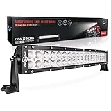 MICTUNING 22" 120W 3B139C Curved LED Work Light Bar Combo Off Road Driving Fog Light, 24-Month Warranty