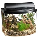 Aqueon 17774 Mini Bow 5 Gallon Desktop Aquarium Kit, Black