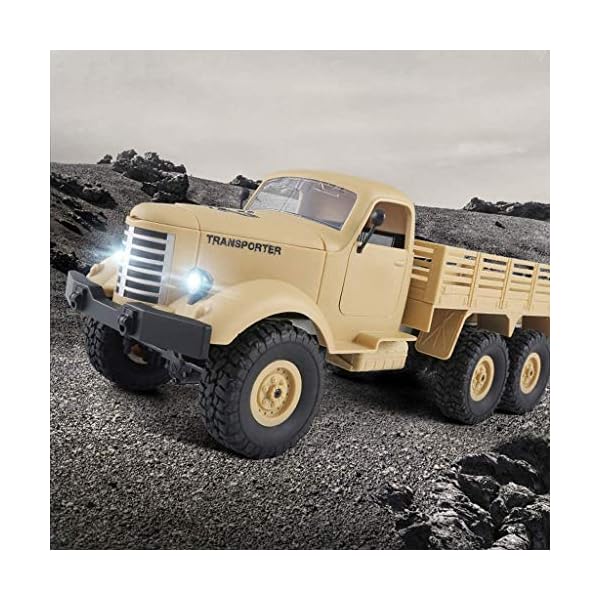 wangch RC Auto 4WD Off-Road Klettern Auto 2.4G drahtlose Fernbedienung Simulation Militär LKW High-Speed ​​Racing Stunt… – Bild 4