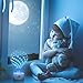 easuntec ES-NL2861 Baby Night Light,7 Colors Change with Timer Remote Control, Gifts for Kids, Clear