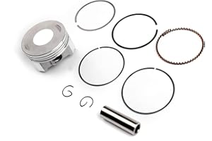 Areyourshop Piston Ring Pin Kit for Honda XL200R 1983-1984, XR200R 1981-2002, XR200 1980-1983 STD Bore Size 65.50mm