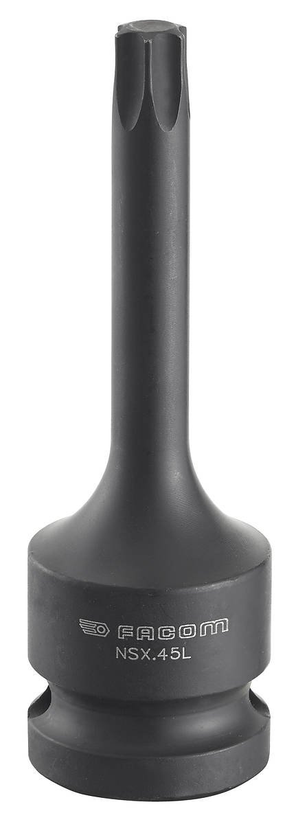 FACOM NSX.50L NSX.L Torx 1/2" Male Impact Socket, 8.79 mm Size