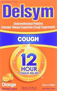 Image of Delsym Adult Cough Suppressant, Orange, 3 Ounce