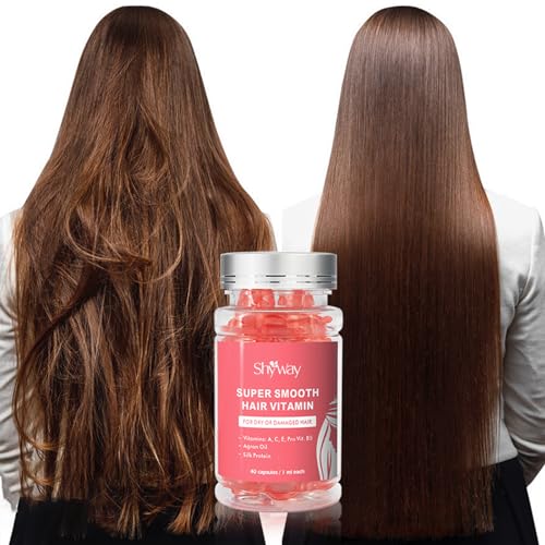 SHYWAY HAIR TREATMENT, NO RINSE – PINK HAIR OIL AND SERUM WITH VITAMINS A C E PRO B5, ARGAN MACADAMIA OILS FOR FRIZZY, DRY, DAMAGED HAIR CARE
