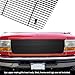 APS Compatible with Ford Bronco F-150 F-250 F-350 1992-1996 Main Upper Stainless Steel SS Black Billet Front Grill Grille Insert F85007H