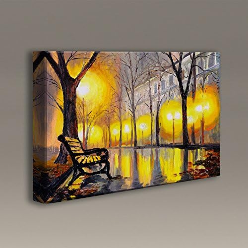 Acoustimac Acoustic art Panels : 3'x2'x2" - Evening Park Bench