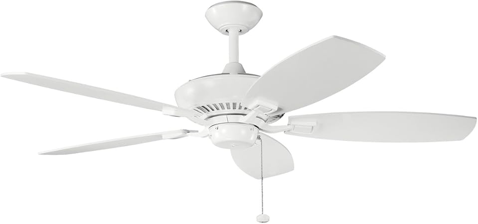 Kichler 300117wh 52 Inch Canfield Fan White Amazon Com