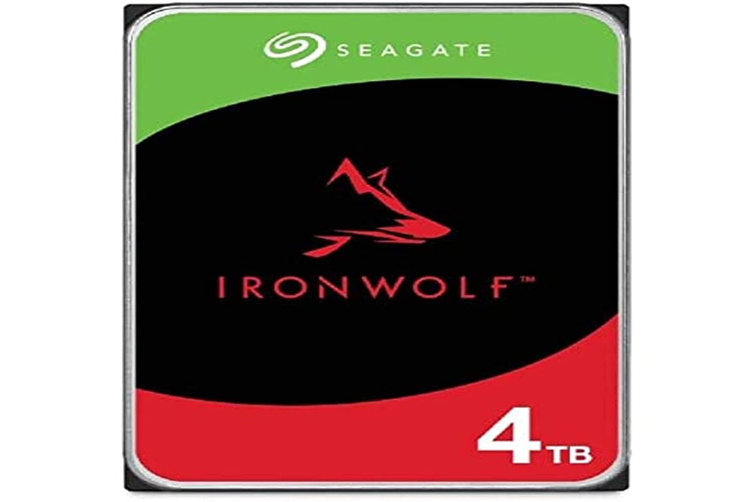 Seagate Compatible IronWolf ST4000VN006 - Festplatte - 4 TB - SATA 6Gb/s,Noir