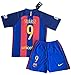 2016-2017 Luis Suarez #9 FC Barcelona Home Jersey & Shorts for Kids/Youth