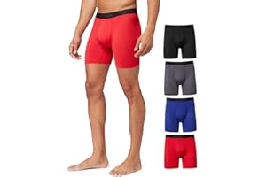 32º DEGREES Mens 4-Pack Active Mesh Quick Dry Performance Boxer Brief