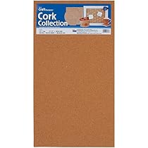Darice 1 Piece Cork Sheet, 1/8 by 12 by 22