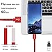 USB Type C Cable,Transontech USB C to USB 3.0 High-Speed Date Charging Cable (2Pack - 3.3ft/6.6ft) Nylon for Samsung Galaxy Note 8 S8 plus,Pixel XL,LG G6 V20,Nexus 6P, Nintendo Switch More - Red