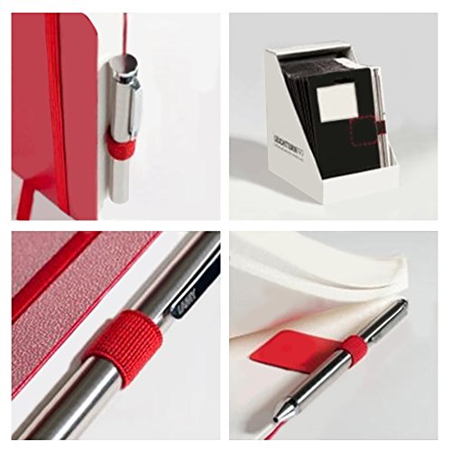 Self-Adhesive Pen Holder with Elastic Band Loop 12 Pcs Assorted Color Leather Pencil Stylus Loop Holder for Journals, Notebooks, Planner - Thumbnail 6