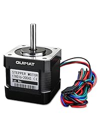 quimat NEMA 17 Motor Paso a Paso bipolar cuerpo 4 lead W 1 M Cable y Conector para impresora 3d CNC