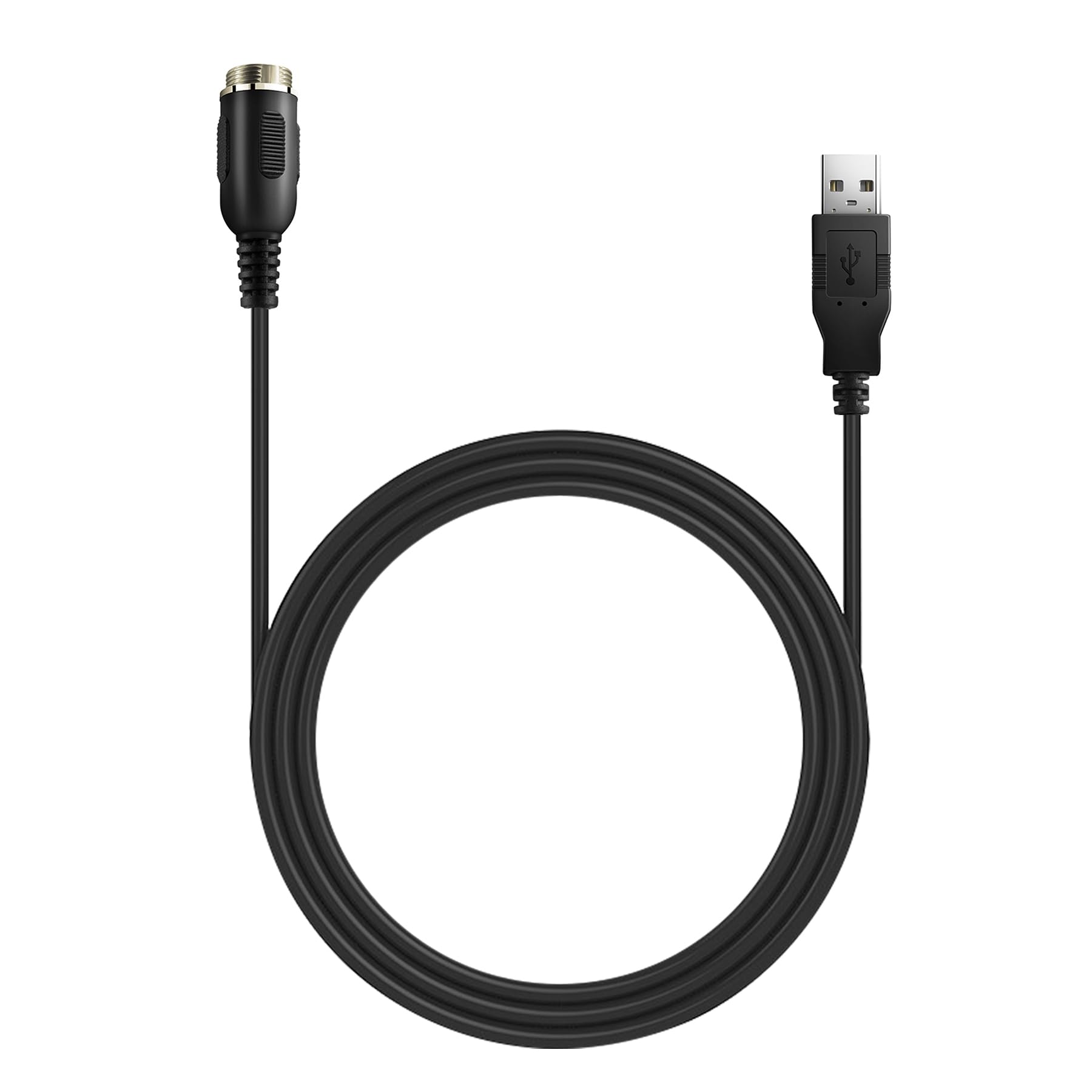 ZLiT Connection Din6 USB Cable Adaptation Fit for Thrustmaster TH8A Cable Hand-Row TSS Handbrake Signal Line (USB)