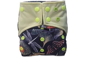 JOBEBE AIO Reusable Washable Cloth Diaper Nappy Charcoal Bamboo Insert Overnight (A-16)