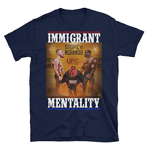 'Immigrant Mentality' Joey Diaz Stiopic Ngannou Short-Sleeve Unisex T-Shirt