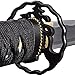 Handmade Sword - Aluminium Alloy Unsharpened Iaido Training Katana/Wakizashi Sword, Handmade, Full Tang, Black Scabbard