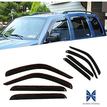 Amazon Com Window Visor Fits 2002 2007 Jeep Liberty