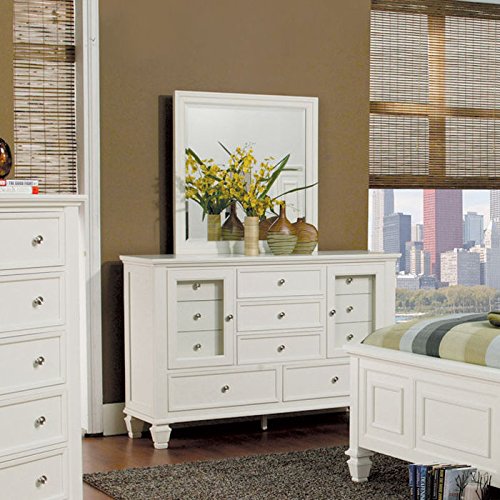 Coaster Home Furnishings Country Mirror, White