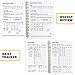 Workout Journal and Dumbbell Exercise Cards – 34 Cards and 26 Week Fitness Planner Log Book