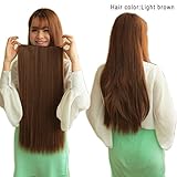 REECHO® 1-pack Clips in on Synthetic Hair Extensions Hair pieces for Women