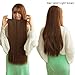 REECHO® 1-pack Clips in on Synthetic Hair Extensions Hair pieces for Women