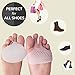 Metatarsal Pads - Ball of Foot Cushions by LUNODA Combo 2 Pairs (4pcs) - Forefoot Insoles for Metatarsal Support and Foot Pain Relief - Prevent Calluses and Blisters For Men and Women
