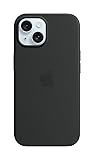 Apple iPhone 15 Silicone Case with MagSafe - Black