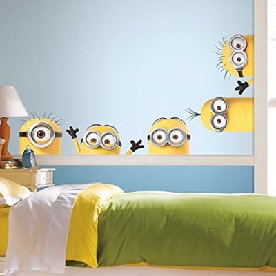 Roommates Despicable Me 3 Peeking Minions Giant Peel And Stick