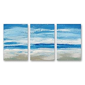 3 Panel Abstract Color Pictures Home Wall for...
