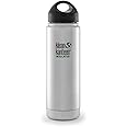 Klean Kanteen Wide Mouth Double Wall Insulated Water Bottle with Loop Cap