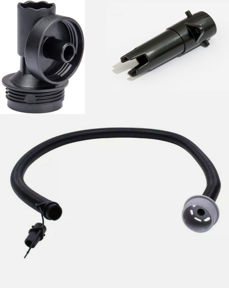 Lazy Spa Compatible Inflation Hose, Adapter and Deflation T Join Valve Airjet