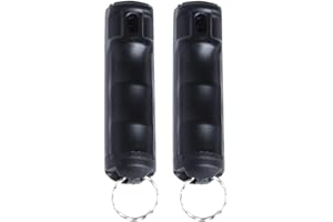 Zarc Vexor Police Strength Pepper Spray, Flip-Top Finger Grip, 20+ Shots, 10-12 Ft. Range - Two Pack