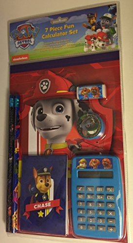 Paw Patrol 7 Piece School Stationary set