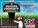 Brookfield Products Private Property No Trespassing Yard Sign with Stake | Heavy Duty Dibond Plastic/Aluminum Material | Stakes Easily in Home Lawn | 16” Tall x 12.5” Wide