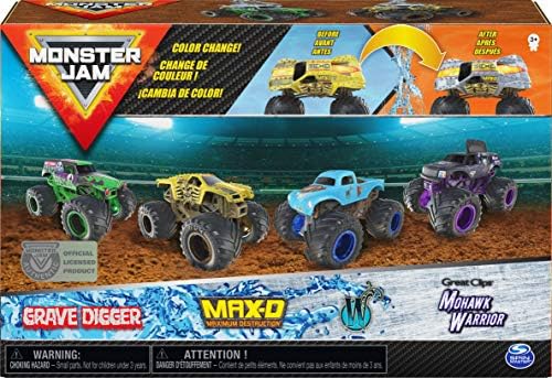 monster jam changing color trucks