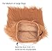 Looching Lion Mane Dog Costume Wig, Brown