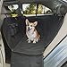 HAITRAL Pet Seat Cover Hammock Style Dog Seat Cover Protector for Car Waterproof and Nonslip Black