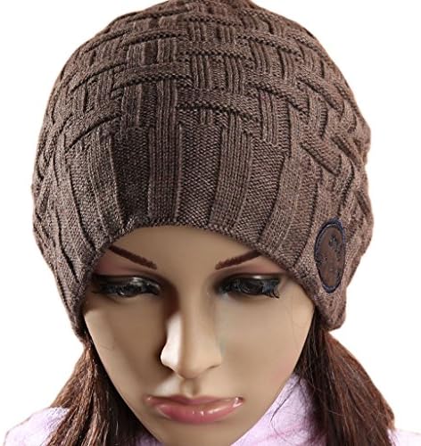 Upspirit Fashion Women Knit Snow Hat Winter Snowboarding Beanie Crochet Cap Hats