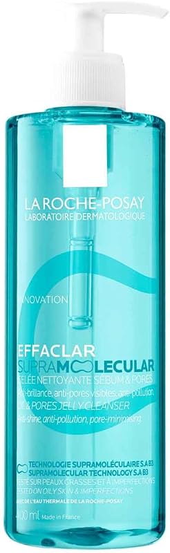 La Roche Posay Effaclar Supermolecular Gel Detergente Sebo e Pori, 400 ml