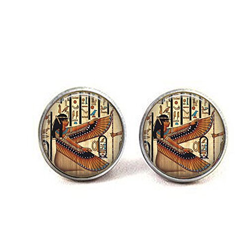 hars Egyptian Goddess Isis Earrings - Isis Jewelry - Egyptian Jewelry