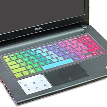 Amazon Com Keyboard Cover For Dell Inspiron 13 5368 5370 5378 5379 7368 7386 Inspiron 15 5568 5578 5579 5580 5585 5591 7569 7580 7586 Laptop Rainbow Computers Accessories